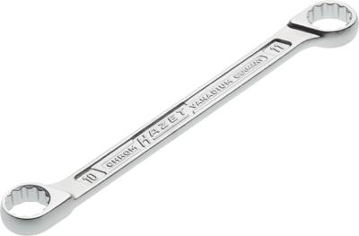 HAZET Dubbele ringsleutel 610N-10X11 · Buitentwaalfkant tractieprofiel · SW 10 x 11 mm