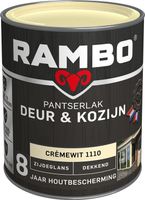 Rambo Pantserlak Deur & Kozijn Zijdeglans Dekkend - 750 ml Crèmewit - thumbnail
