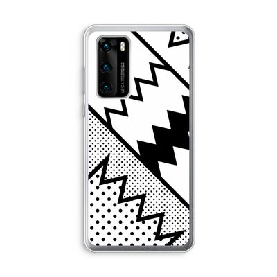 Pop Art #5: Huawei P40 Transparant Hoesje