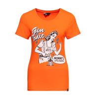 Queen Kerosin Gin Tonic T-shirt Orange -XXL