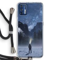 Wanderlust: Motorola Moto G9 Plus Transparant Hoesje met koord