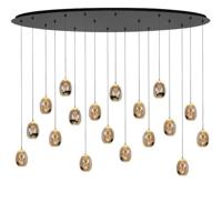 Hanglamp Egg goud 18 lichts