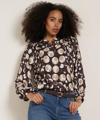 top met stippenprint top met stippenprint