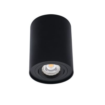 Opbouwspot rond - Bord1 - Zwart - Kantelbaar - Ø95x125mm