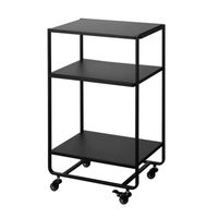 Yamazaki 3-tiered kitchen wagon - Tower - Black