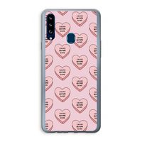 Chicks before dicks: Samsung Galaxy A20s Transparant Hoesje