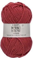 Drops Merino Extra Fine Uni Colour 32 Donkerroos