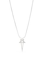 Rick Owens collier Pentagram - Argent