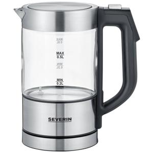 Severin WK 3458 Waterkoker Snoerloos, BPA-vrij Aantal/Volume: 0.5 l RVS, Zwart