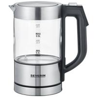 Severin WK 3458 Waterkoker Snoerloos, BPA-vrij Aantal/Volume: 0.5 l RVS, Zwart - thumbnail