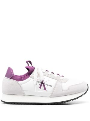 Calvin Klein Jeans baskets à logo imprimé - Blanc