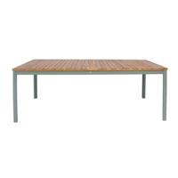 sweeek - Tuintafel van acacia met ronde hoeken, voor 8 personen