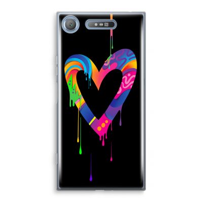 Melts My Heart: Sony Xperia XZ1 Transparant Hoesje