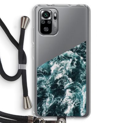 Zee golf: Xiaomi Redmi Note 10S Transparant Hoesje met koord