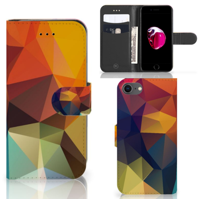 iPhone 7 | 8 | SE (2020) | SE (2022) | Book Case | Polygon Color