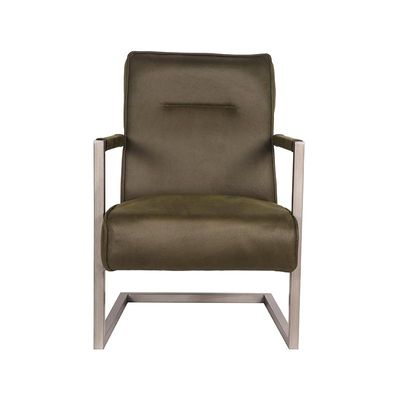 LABEL51 Fauteuil Jim - Army green - Microfiber LABEL51 Fauteuil Jim - Army green - Microfiber