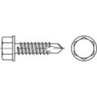 TOOLCRAFT TO-5441289 Zelfborende schroef 4.8 mm 80 mm Buitenzeskant Staal Galvanisch verzinkt 250 stuk(s) - thumbnail