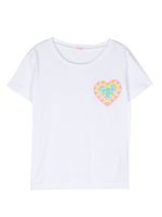 Billieblush t-shirt à motif cœur en crochet - Blanc - thumbnail