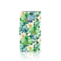 Samsung Galaxy A6 2018 Hoesje Orchidee Groen - thumbnail