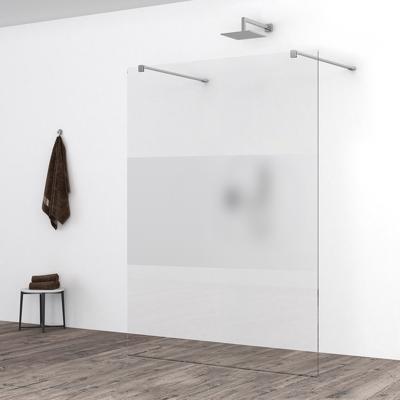 Wiesbaden Slim Inloopdouche 140x200 cm - Nano Gecoat Helder en Matglas