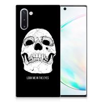 Silicone Back Case Samsung Galaxy Note 10 Skull Eyes - thumbnail