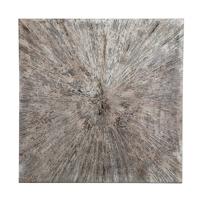 Zapp wit geribbeld wandpaneel vierkant - L