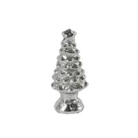 Countryfield beeld kerstboom celine s zilverkleurig 10 cm | 18 stuks