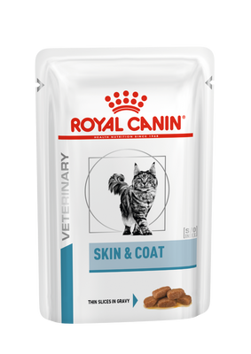 Royal Canin Skin & Coat kattenvoer 12x85gr natvoer