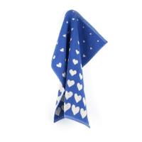 Bunzlau Castle Bunzlau Castle Hearts keukendoek 53x60 Royal Blue