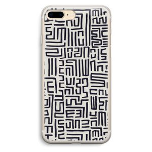 Moroccan Print: iPhone 7 Plus Transparant Hoesje