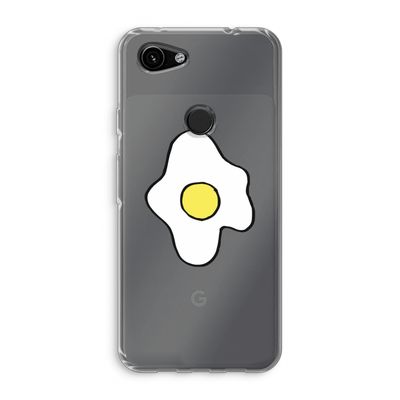 Spiegelei: Google Pixel 3a Transparant Hoesje