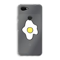 Spiegelei: Google Pixel 3a Transparant Hoesje