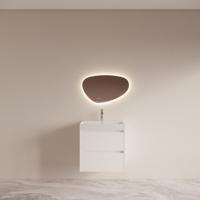 Badmeubelset BWS Riga met Lako Wastafel Wit 60 cm Mat Wit