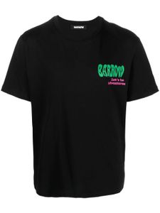 BARROW t-shirt en coton à imprimé graphique - Noir