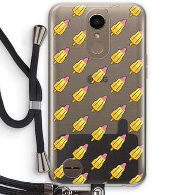 Waterijsjes: LG K10 (2017) Transparant Hoesje met koord
