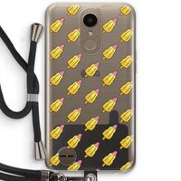 Waterijsjes: LG K10 (2017) Transparant Hoesje met koord