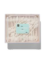 HEMA Baby Wattenstaafjes Katoen/papier - 50 Stuks
