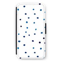 Blauwe stippen: iPhone 11 Pro Max Flip Hoesje