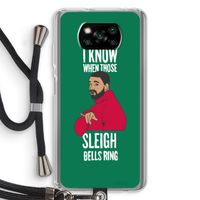 Sleigh Bells Ring: Xiaomi Poco X3 NFC Transparant Hoesje met koord