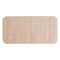 5Five Douche/bad anti-slip mat badkamer - pvc - beige - 70 x 35 cm - Badmatjes