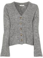 By Malene Birger cardigan chiné à manches évasées - Gris - thumbnail