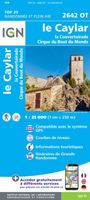 Wandelkaart - Topografische kaart 2642OT Le Caylar - La Couvertoirade | IGN - Institut Géographique National - thumbnail
