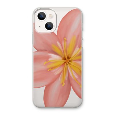 Pink Ellila Flower: iPhone 13 Transparant Hoesje