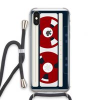 Here's your tape: iPhone XS Transparant Hoesje met koord