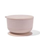 HEMA Schaaltje Met Afneembare Zuignap En Deksel Beige HEMA Schaaltje Met Afneembare Zuignap En Deksel Beige
