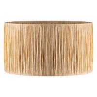 Raffia lampenkap - cilindrisch - beige - Boheemse stijl - ø40 x 22 cm - E27 fitting - Ontworpen voor Vloerlamp en Pendellamp - Ontworpen voor woonkamer en eetkamer