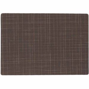 Stevige luxe Tafel placemats Liso bruin 30 x 43 cm