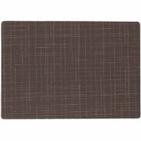 Stevige luxe Tafel placemats Liso bruin 30 x 43 cm