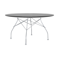 Kartell Glossy eettafel Ø130 cm Zwart