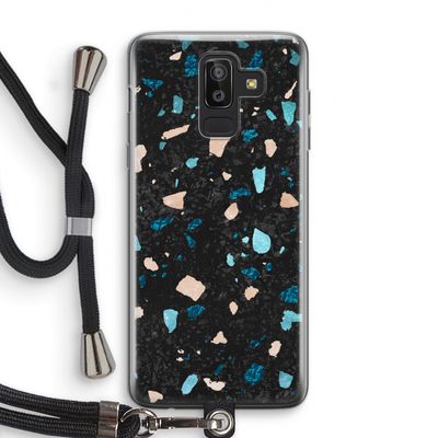 Terrazzo N°11: Samsung Galaxy J8 (2018) Transparant Hoesje met koord